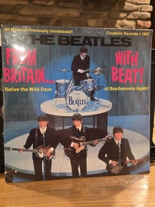 The Beatles - From Britain... With Beat! (1987) Vinyl LP SEALED New Old Stock - Picture 1 of 2