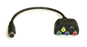 ATI GeForce MiniDin9 Component SVideo Adapter Cable 9PIN NVIDIA 6111017500G - Picture 1 of 2