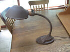 1940-50S  Eagle "Art Deco" Style Industrial 14 1/2" H  Adjustable Gooseneck Lamp