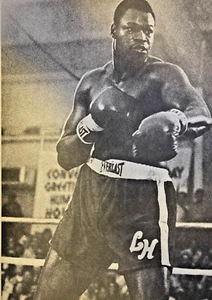 1982 Vintage Magazine Illustration Boxer Larry Holmes - Bild 1 von 2