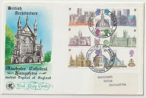 28/5/1969 UK GB FDC - British Cathedrals - Winchester Cathedral - St. Paul's Spe - Picture 1 of 2