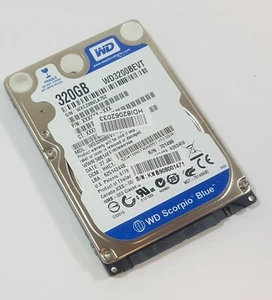 320GB Western Digital WD3200BEVT-22ZCT0 SATA 2,5" Festplatte Scorpio Blue - Picture 1 of 3