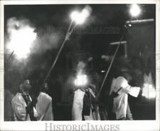 1969 Press Photo Carnival Parade- Flambeaux at Pegasus Parade- - noca03026