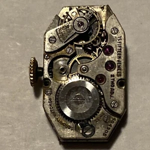 Sorority Watch Co. Movement 15 Jewel Parts/Repair Font 355 Good Staff - Picture 1 of 7