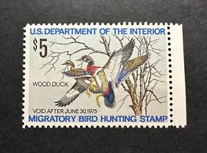 WTDstamps - #RW41 1974 - US Federal Duck Stamp - Mint OG NH