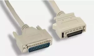 10ft DB25 Parallel - HPCN36 Mini Centronic Printer Data Cable IEEE-1284 USA - Picture 1 of 1