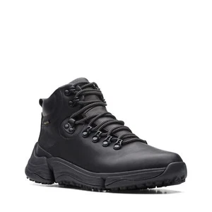 Clarks Ladies TRI PATH DAY GTX Black Leather Waterproof Boots Size UK 7D - Picture 1 of 7