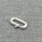 2Pcs Of 925 Sterling Silver Oval Spring Ring Clasp W/ Rhodium Plated Gold Plated