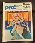 1973 Pro! Game Program Miami Dolphins vs. New Orleans Saints 8/11/73