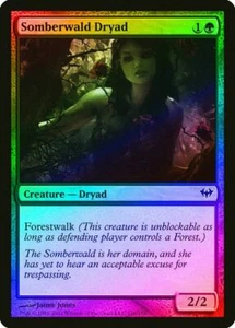 Somberwald Dryad FOIL Dark Ascension NM Green Common MAGIC - Picture 1 of 1