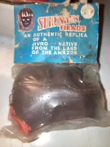 Juguete de plástico con cabeza de encogida de colección años 60 Hong Kong Dime Store Monster nuevo - Imagen 1 de 7