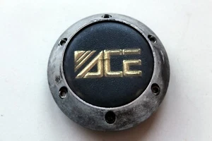 Original Classic ACE A193B BLACK Chrome Alloy Wheel Center Plastic Cap Cover Hub - Picture 1 of 4