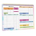 Monthly Budget Planner Writable Transparent PP Cover Twin Coil Binding Planner