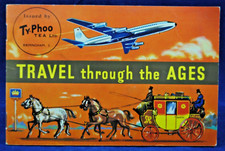 TRAVEL Through The AGES 24 Various TY-PHOO TEA Picture Cards Complete Album VGC