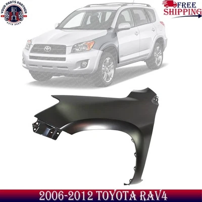 Novo para-lama dianteiro driver lateral aço com primer para 2006-2012 Toyota RAV4 - Imagem 1 de 4