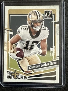 2023 Donruss Christian Josiah Olave variante nome completo SP #212 Santi - Foto 1 di 2