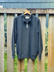 Herren Golf Quarter Zip Pullover der Marke The Normal grau Sweater Gr. L - Bild 1 von 6