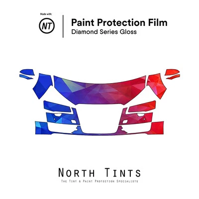 Sujetador transparente con película de protección de pintura precortada PPF para Audi S8 2015-2018 Foto 1 de 4