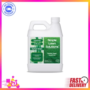 Simple Lawn Solutions - Liquid Iron Fertilizer Darker Green - Chelated Micronutr - Picture 1 of 7