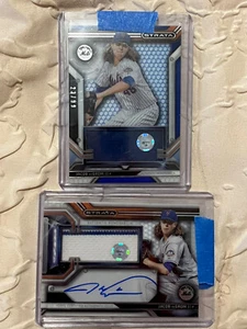 2016 Topps Strata Jacob DeGrom Autograph & Memorabilia Lot!!! - Picture 1 of 5