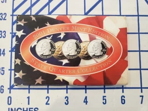 2001 DENVER MINT EDITION STATE QUARTER COLLECTION SET WITH COA - Picture 1 of 6