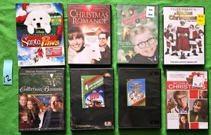 DVD Lot #12 Has 4 New Sealed Christmas DVDs & 4 open DVDs ~Total of 8 Movies - Picture 1 of 9