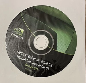 NVIDIA GeForce 8300 GS 8600 GT Driver CD - New, Sealed - Picture 1 of 2