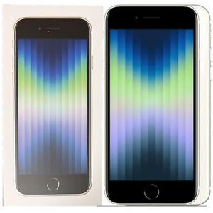 NEW Apple iPhone SE 3 (2022) 5G Starlight 256GB+4GB SIM+eSIM Unlocked MMXN3ZD/A
