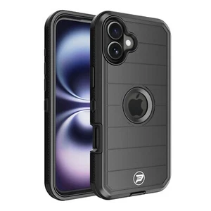 Funda resistente de TPU y PC forrada de triple capa para iPhone 16 PLUS (pantalla 6,7") - Imagen 1 de 44