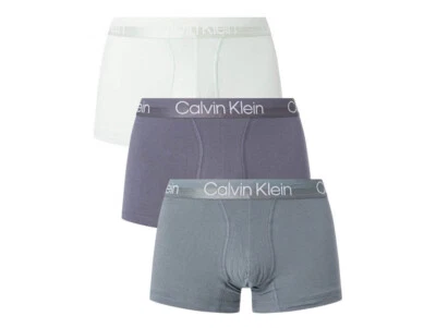 Calvin Klein Mens Boxer Shorts 3 Pack Modern Structure Boxers in Multi Colour - Image 1 of 4