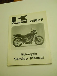 Kawasaki Zephyr 1990-1991 Official Service Shop Repair Manual - Picture 1 of 5