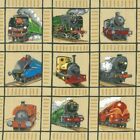Loco Motion Eisenbahn Zugplatten Steppstoff 50 Platten je 8 cm quadratisch