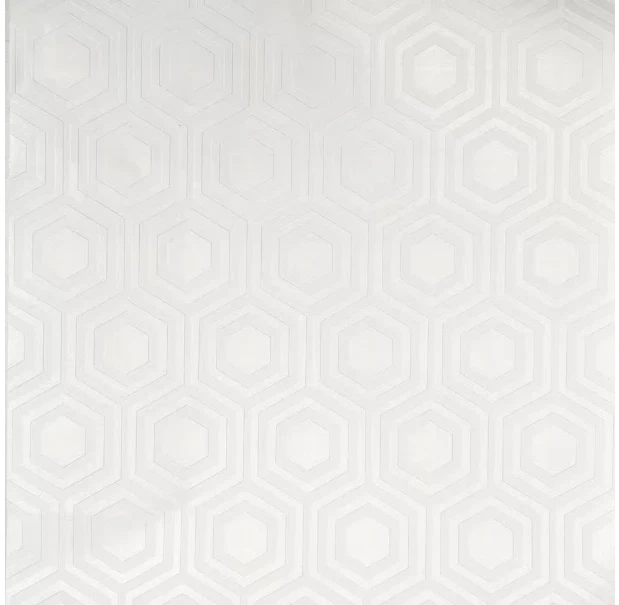Papel pintado pintable con textura en relieve Anaglypta, RD5671 colmena geométrica, blanco Foto 1 de 4