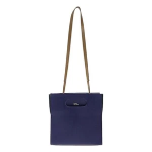 TOGA 2way kleine Ledertasche Schultertasche | blau/grün/braun | Damen - Bild 1 von 8