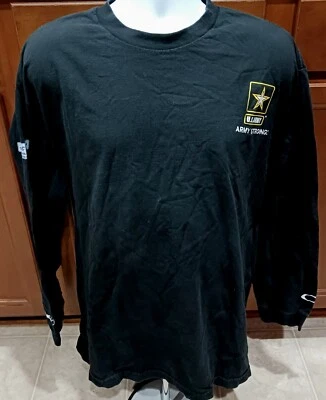 Stewart-Haas Racing XL US Army Chevy Team Issued LS Black Shirt NASCAR Newman - Image 1 of 4