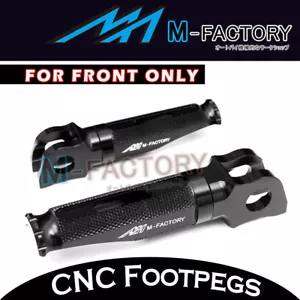Black Billet Front Rider Foot Pegs For Ducati Streetfighter 848 /S 12-13 - Picture 1 of 4
