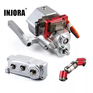 INJORA Prefixal Shiftable 1/10 RC Gearbox for Axial SCX10 II 90046 Chassis Frame - Picture 1 of 10
