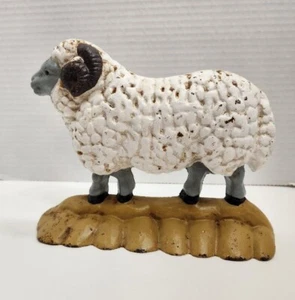Vintage Sheep Ram Cast Iron Doorstop - Picture 1 of 5
