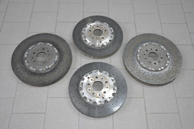 Ferrari 599 GTB Bremsscheibe Carbon Keramik vorne hinten Satz Brake Disc Set CCM Foto 1 de 4