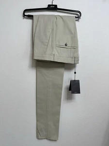 NWT $248 Hugo Boss Men's T-Borden Tailored Beige Casual Pants Khaki Size 28R - Picture 1 of 12