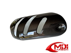 BMW K1300S K1300R 100% Carbon Fiber Heat Shield by MDIcarbonfiber USA - Foto 1 di 4