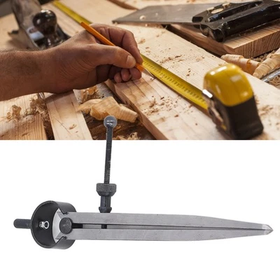 Flat Leg Spring Marking Gauge Woodworking Dividers Carbon Steel Spacing Gauge PS - Image 1 of 4
