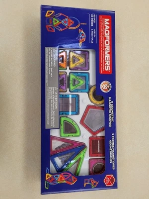 Magformers Juego de Construcción 60 Piezas 9 Formas Magnéticas Geométricas Foto 1 de 2