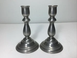 Passendes Paar Vintage Pfaltzgraff Zinn Kerzenständer. 6 Zoll York, PA - Bild 1 von 5