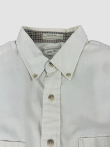 Arrow Tournament Men’s XL Chevella Natural Long Sleeve Button Down Shirt - Picture 1 of 10