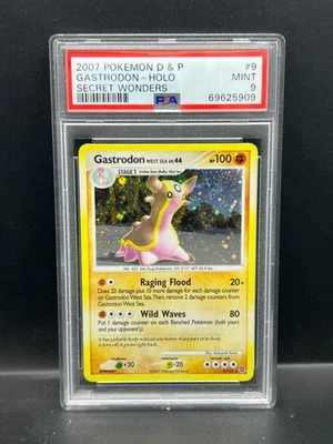 Pokemon PSA 9 MINT Gastrodon 9/132 Secret Wonders Holofoil 2007 S#5909 - Image 1 of 3
