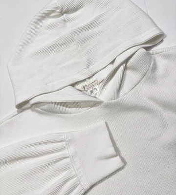 Free People Movement Waffle Knit Terry Oversized Hoodie Sweatshirt Beach Sz L/XL - Image 1 of 4