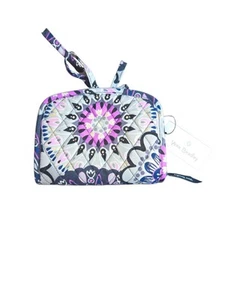 Vera Bradley NWT Mimosa Medallion Purple Floral Quilted Jewelry Case 6.5"X5"X2" - Picture 1 of 12