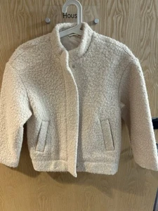 John Lewis Loop Wool Look Jacket Cream, Age 10 Years Brand New - Picture 1 of 3