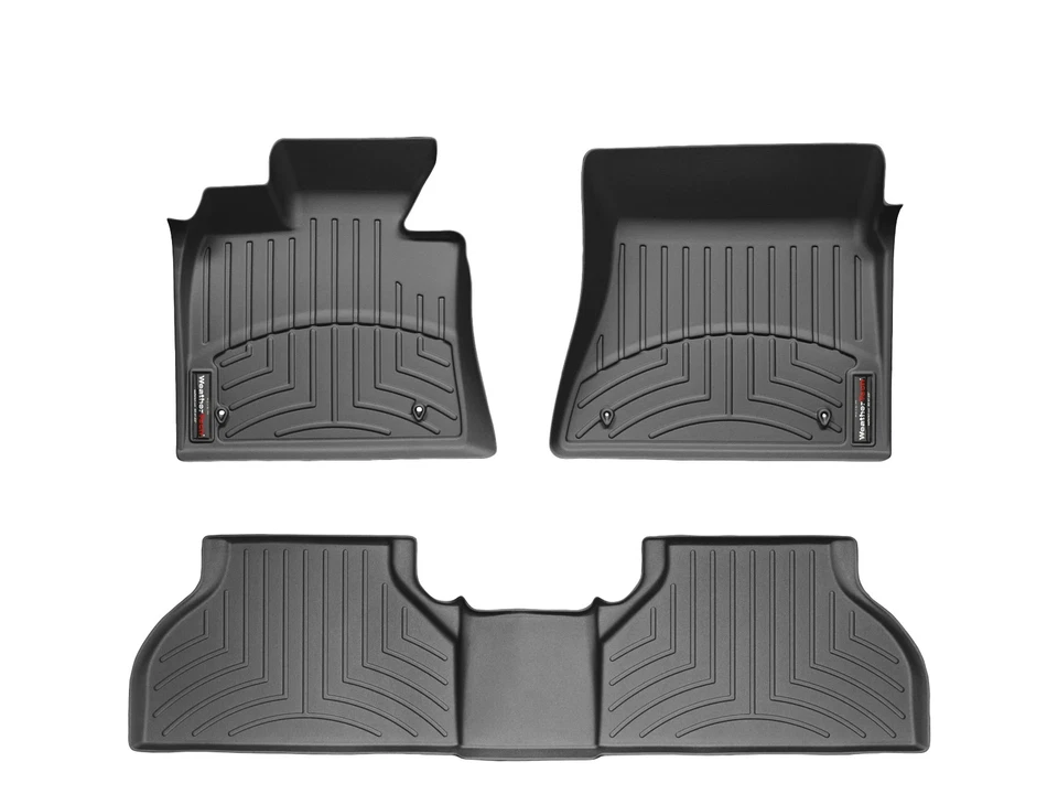 Forro de piso WeatherTech para BMW X5 35d 2009-2013 - 1ª y 2ª fila, negro Foto 1 de 4
